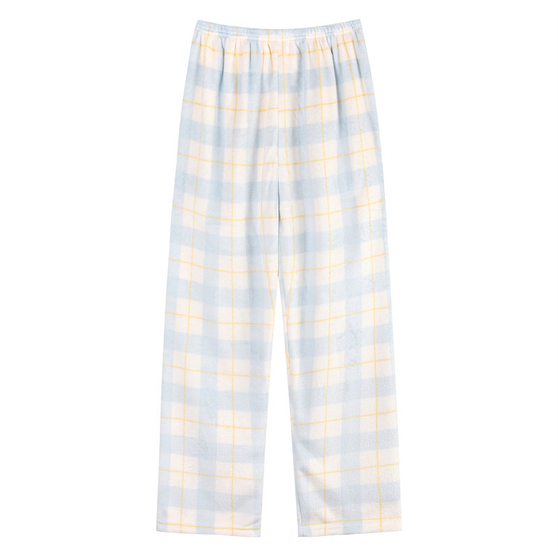 格子珊瑚绒睡裤女长裤秋冬季新款情侣保暖休闲可外穿遛弯家居裤子,女士内衣/男士内衣/家居服,睡裤/家居裤,淘宝优惠券,粉丝福利购,淘宝优惠卷