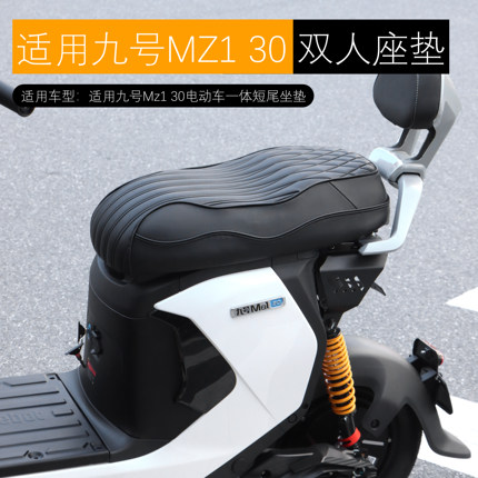适用九号Mz1 30一体坐垫双人座椅载人套件靠背扶手短尾架改装配件