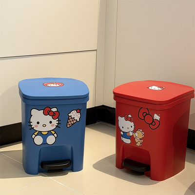 kitty猫垃圾桶可爱高颜值家用