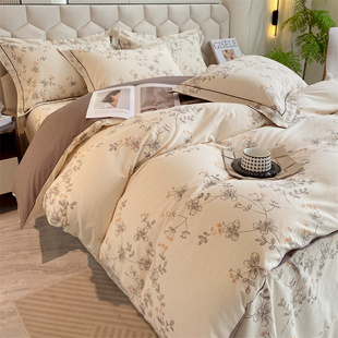 定做248x248加厚全棉磨毛四件套2.48纯棉床单床笠被套229x230x240