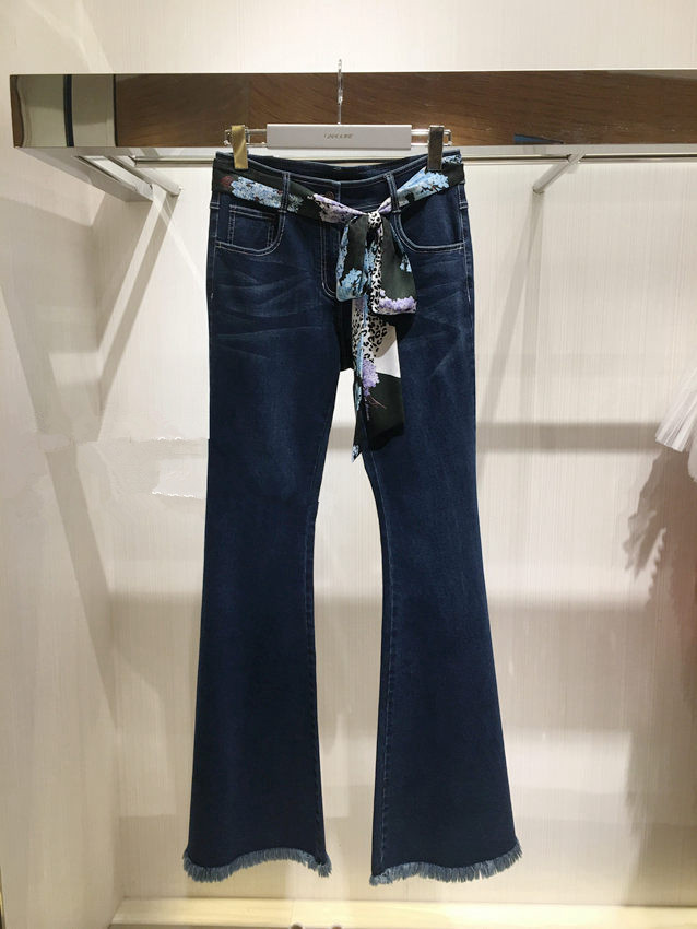 CAROLINE/卡洛琳2018春 專柜正品 水洗牛仔褲K6001801 ¥1880