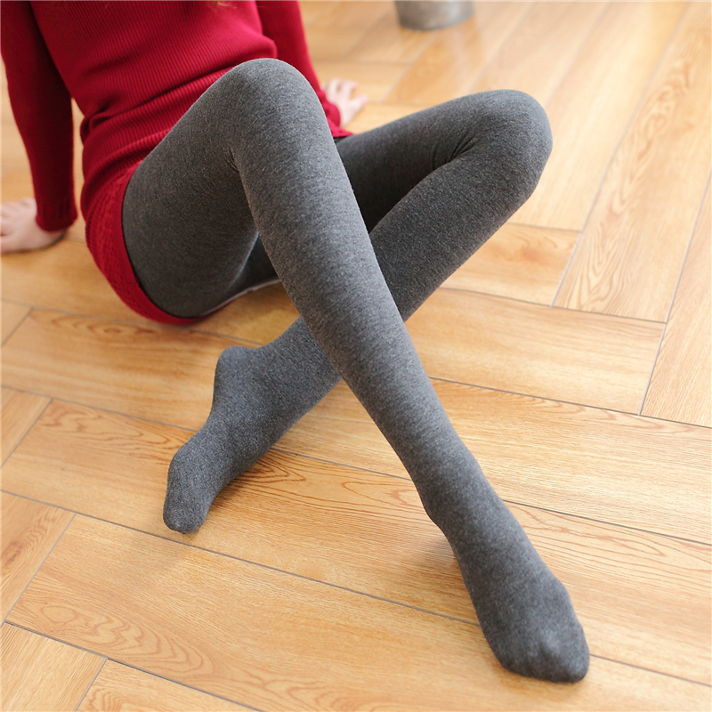 加长秋冬季亚光保暖薄款打底裤