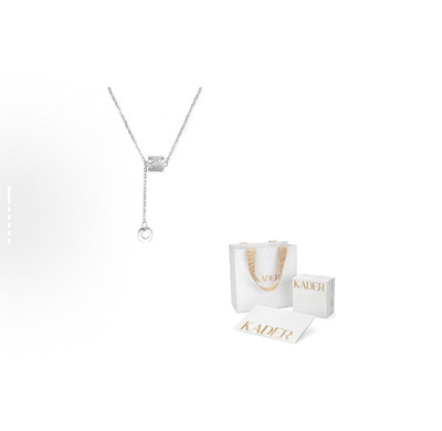 卡蒂罗KADER小蛮腰流苏 原创设计高级感气质简约通勤925银项链女
