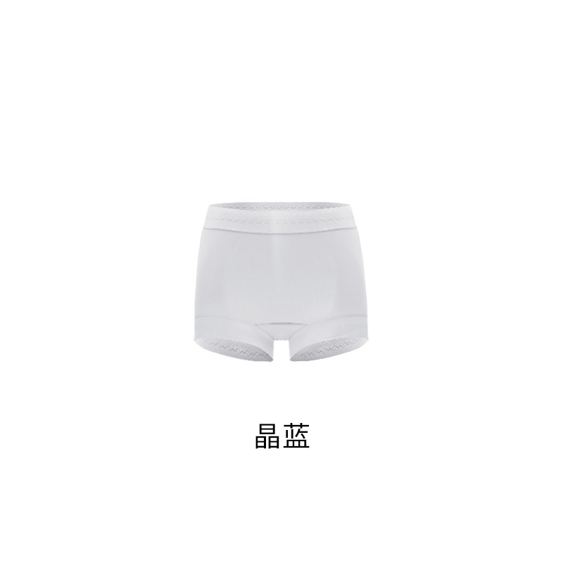 【贝贝Babe】山茶花螺纹冰感女士高腰内裤N0551图片