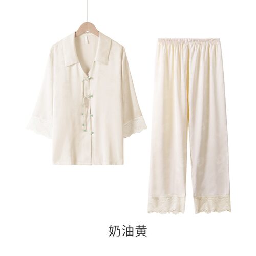 【贝贝Babe】国风新中式蕾丝绮梦家居服J0273