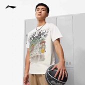 款 2025秋季 反伍圆领宽松休闲上衣运动服AHST509 T恤男士 李宁短袖