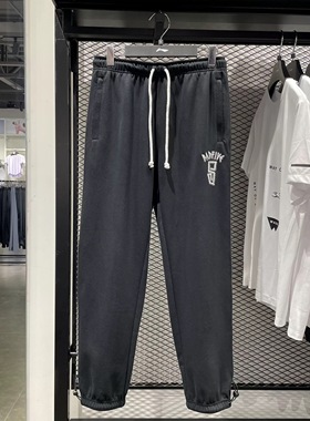 李宁卫裤男士夏季新款反伍系列卫裤薄款束脚针织运动长裤AKLT277