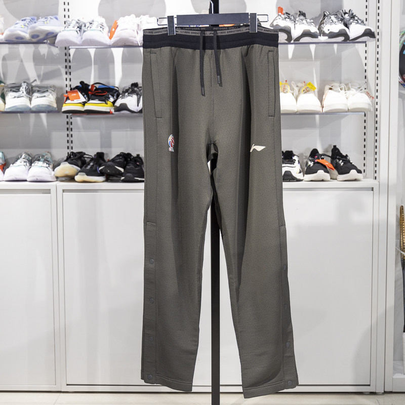 李宁直筒男子保暖卫裤