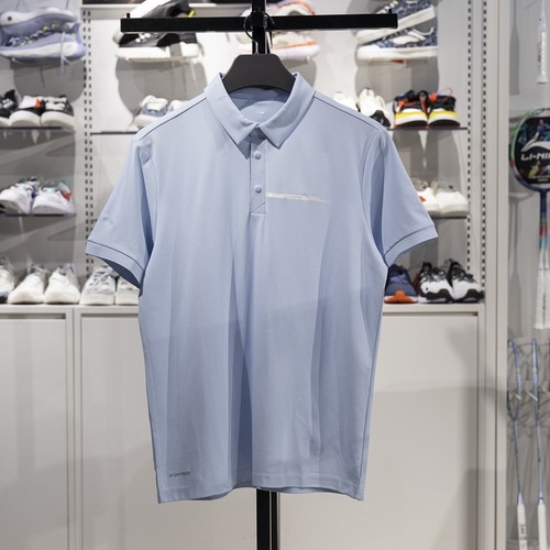 李宁短袖POLO速干凉爽透气