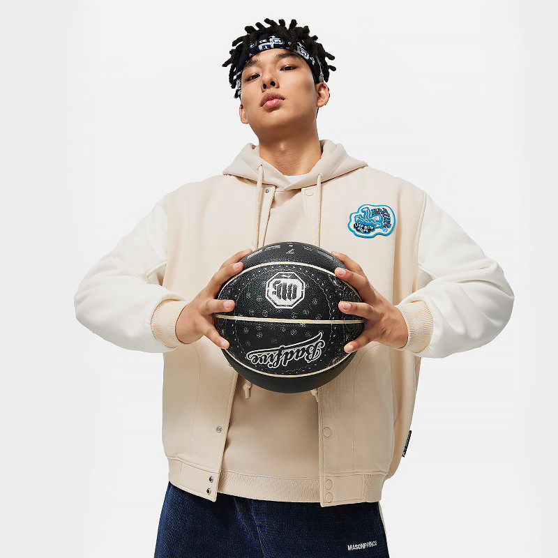 李宁外套男反伍夹克加厚青少年开衫春季时尚新款棒球服 AJDU007