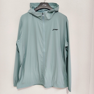 李宁春夏季男子跑步系列运动风衣常规版型轻薄防晒衣风衣AFDU163