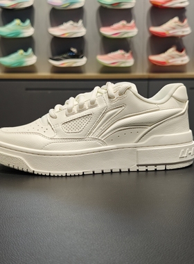 李宁2024夏季反伍BADFIVE新秀男女同款小白鞋篮球文化鞋ABCU005