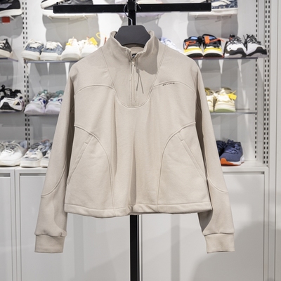 李宁女子立领加绒保暖套头卫衣