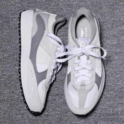 李宁休闲鞋男鞋2025春季新款男子运动潮流系列复古鞋子男AGCU177