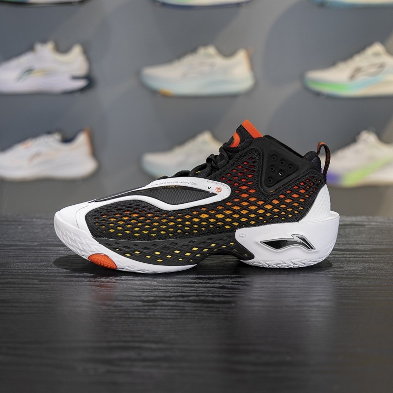 李宁反伍5篮球鞋2025秋季男子轻量高回弹中帮篮球外场鞋ABFV025