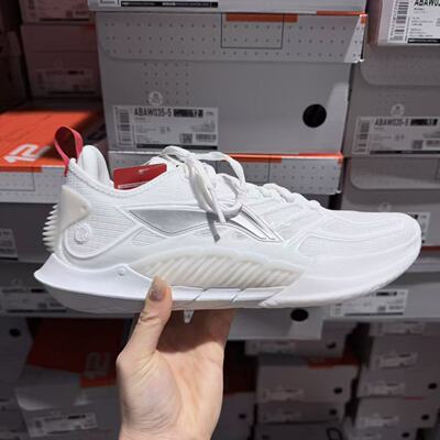 李宁闪击12V2耐磨篮球专业比赛鞋男子舒适透气低帮运动鞋ABAW035