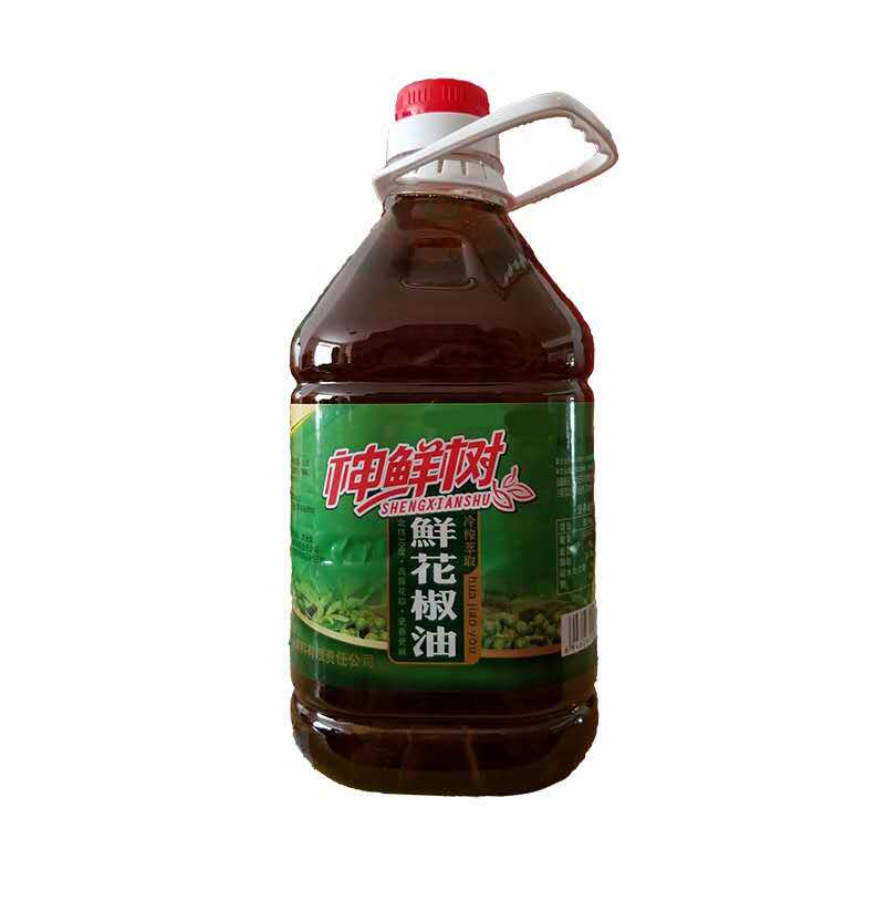 神鲜树花椒油2.5L 四川特产 鲜麻 米线土豆粉口水鸡调味油包邮