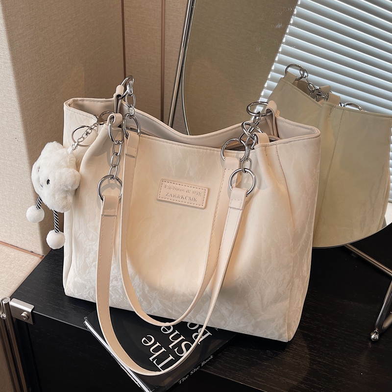 高级感大容量通勤单肩托特包