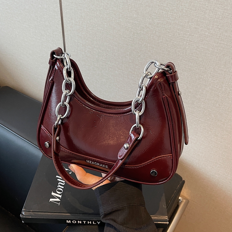 洋气时尚单肩腋下包复古斜挎包