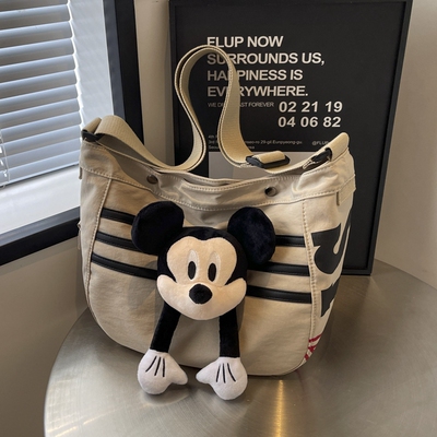 时尚可爱大容量通勤斜挎托特包