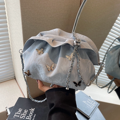 流行时尚链条单肩斜挎云朵包