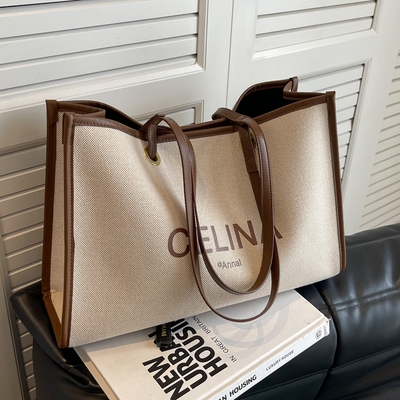 网红爆款单肩包大容量通勤托特包