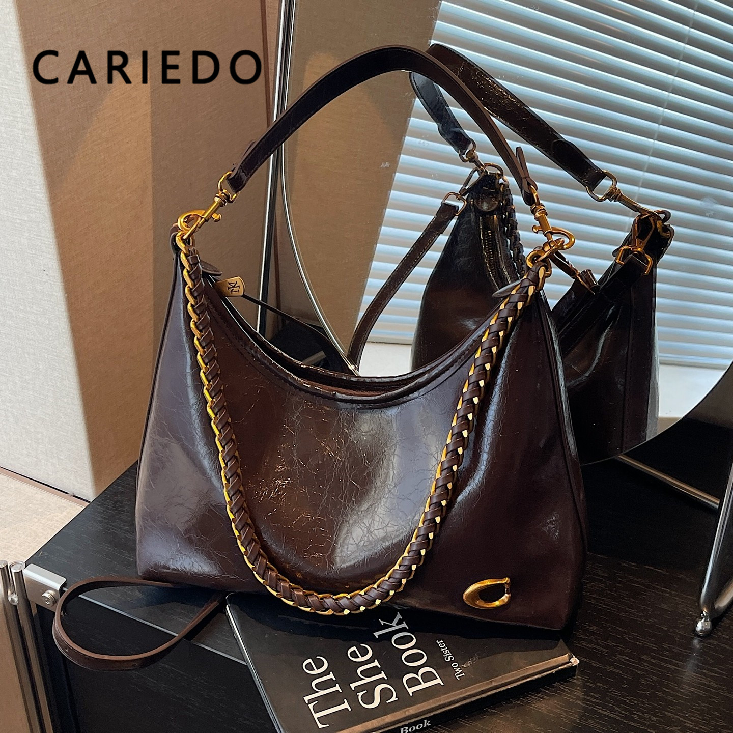 高级感复古包包女2025新款时尚链条单肩腋下月牙包秋冬通勤斜挎包,箱包皮具/热销女包/男包,通用款女包,淘宝优惠券,粉丝福利购,淘宝优惠卷