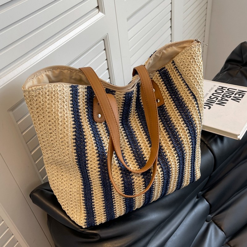 编织大容量包包女2025夏季新款流行时尚草编单肩包质感通勤托特包,箱包皮具/热销女包/男包,通用款女包,淘宝优惠券,粉丝福利购,淘宝优惠卷