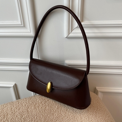 复古小众法棍包腋下单肩通勤包