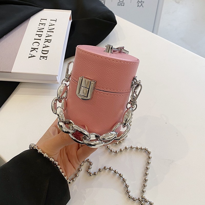 迷你水桶小包包女2025新款潮网红链条斜挎包少女单肩包零钱钥匙包,箱包皮具/热销女包/男包,水桶包,淘宝优惠券,粉丝福利购,淘宝优惠卷
