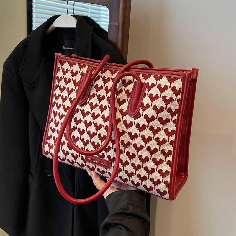 婚包女新娘2025新款大容量单肩腋下托特包红色结婚包婚礼手提大包,箱包皮具/热销女包/男包,通用款女包,淘宝优惠券,粉丝福利购,淘宝优惠卷