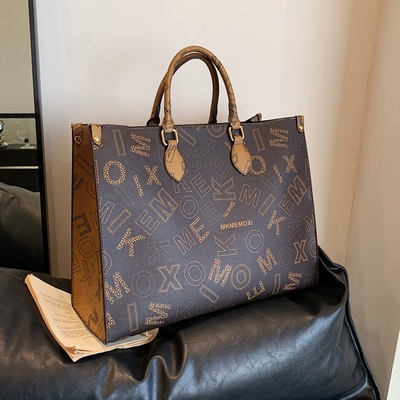 高级感大容量通勤托特包手提大包