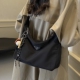 韩系休闲大容量尼龙布包包女秋冬时尚 简约通勤托特百搭单肩斜挎包