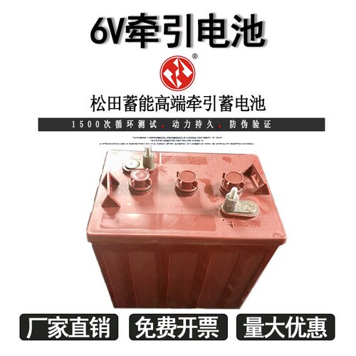松田225AH电动观光车铅酸蓄电池