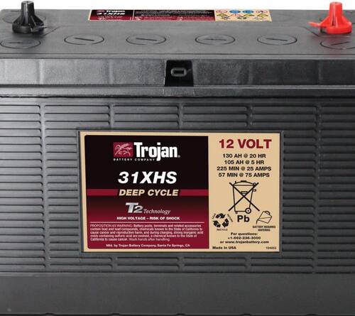 TROJAN邱健加液蓄电池12V130AH