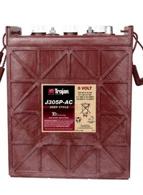 Trojan/邱健蓄电池J305P-AC6V330AH叉车/升降机电池牵引动力电瓶