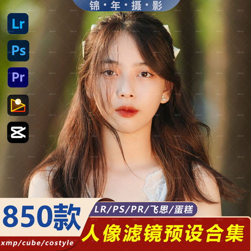 LR预设PS滤镜LUT像素蛋糕飞思PR
