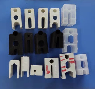 868-987-888型铝合金窗付挡塑料件老式推拉门窗上下付块附档胶块