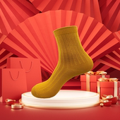 不起球防臭纯棉袜不起球吸汗袜女袜子糖果色秋冬款 女中筒四季 辽源