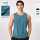 lulu男士 户外跑步训练 宽松运动背心莫代尔夏凉感透气健身上衣无袖