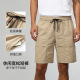 户外徒步健身裤 五分裤 宽松机能工装 lulu平替男夏轻薄透气速干短裤