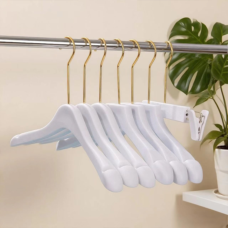 服装店实心白衣架塑料防滑无痕