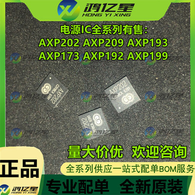AXP202 AXP209 AXP193 AXP173 AXP192 AXP199 电源IC 全系列原装