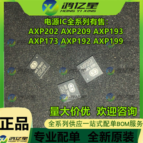 AXP202 AXP209 AXP193 AXP173 AXP192 AXP199 电源IC 全系列原装