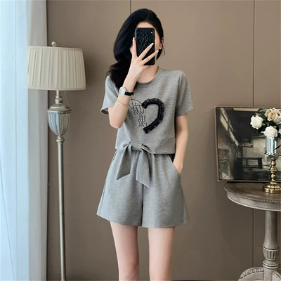 女夏小个子减龄休闲时尚运动套装