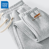 子男款 卫裤 2026新款 男裤 真维斯加绒裤 男士 青少年运动裤 保暖休闲裤