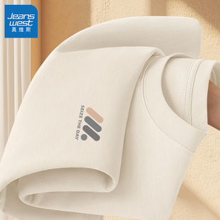 真维斯短袖t恤男士2026新款夏季男款上衣潮牌休闲百搭纯棉男半袖L