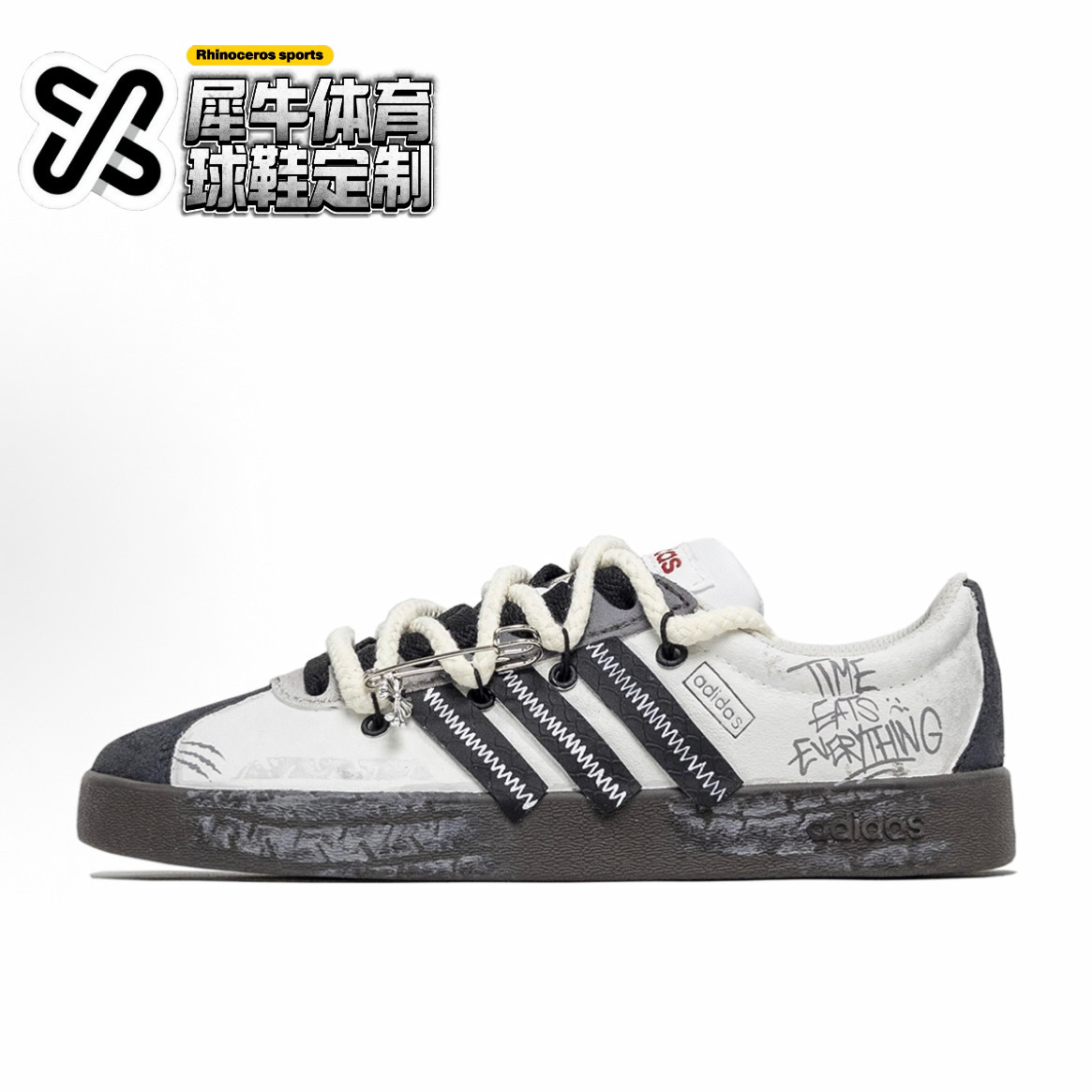 adidasneoVLCourt定制低帮板鞋