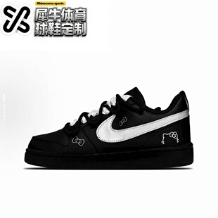 Court Nike 定制球鞋 002 丝绸黑猫2.0 DV5456 Borough