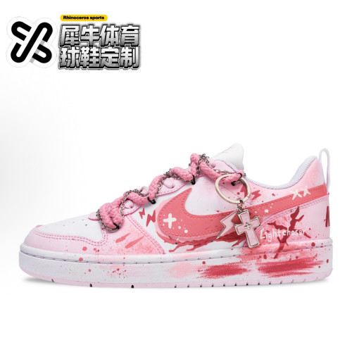 NIKECOURT定制低帮板鞋涂鸦